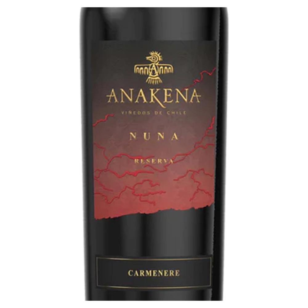 Pack De 12 Vino Tinto Anakena Nuna Carmenete 750 Ml