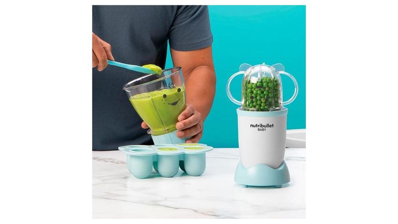 Nutribullet Baby Bullet 16 Acc 18 Fl Oz Blanca azul 120 220v