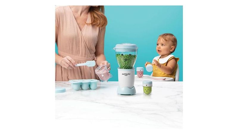 Nutribullet Baby Bullet 16 Acc 18 Fl Oz Blanca azul 120 220v