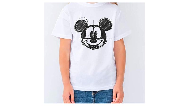 Paquete o empaquetar Comandante agencia Ropa Playera Disney Mickey Mouse para Niña, Blanca