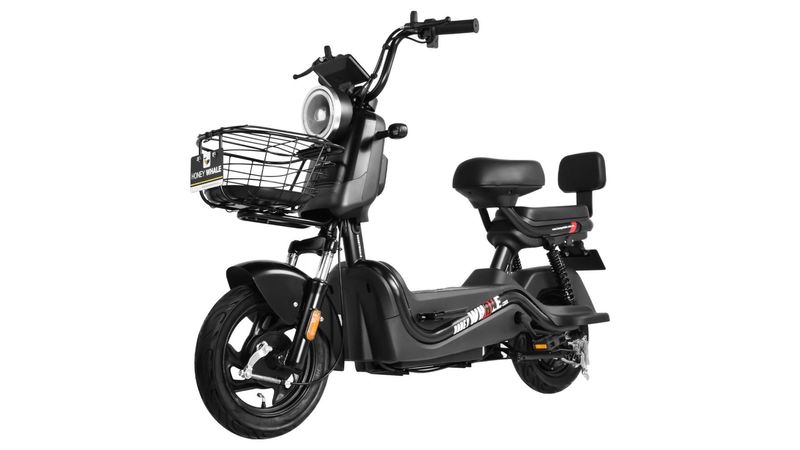 Motobici el ctrica Honey Whale U3S Negro Bicicletas