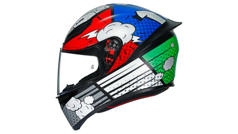 AGV E2205 K1 Solid Casco Moto Integral, Hombre de segunda mano por