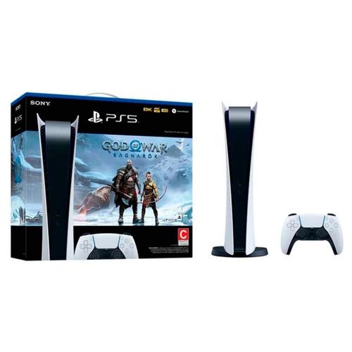 Consola PS5 PlayStation 5 825GB Digital Bundle God of War Ragnarök