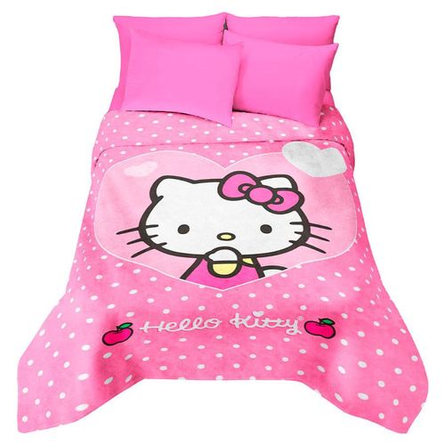 3 En 1 Nuevos Juegos De Ropa De Cama Hello Kitty 4pc Funda De