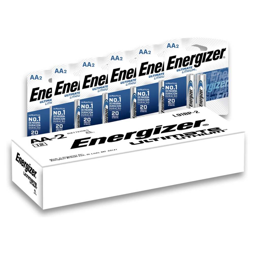 Pila Energizer Litio AAA Blister 12 Unidades 1.5v