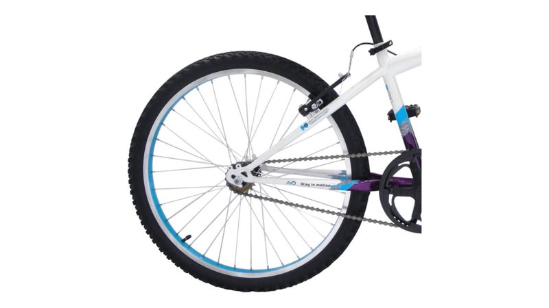 Bicicleta WOLF Monta a R24 1V Frenos V Acero Violeta