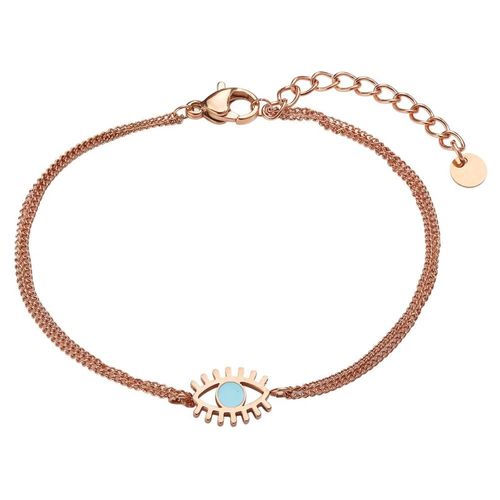 Pulsera de Acero Inoxidable Enso para Mujer EJB2214R Oro Rosa