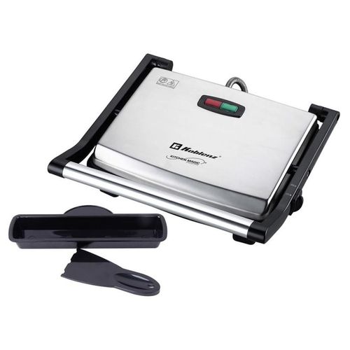 Panini Grill Koblenz PGKM-1500 I 4 Rebanadas Plata