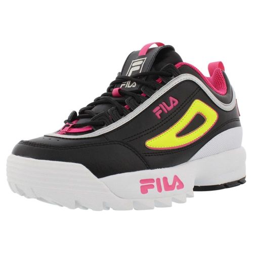 Tenis Fila Disruptor II para Niñas 17 A 22. 3FM00707-960 Negro