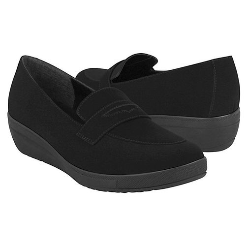 MOCASINES DAMA STYLO 516 SUEDE NEGRO