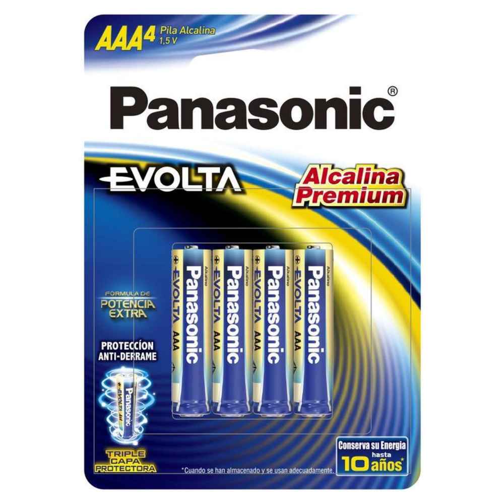 Pila Panasonic Evolta Alcalina Aaa Con 4 Piezas 1.5v Lr03