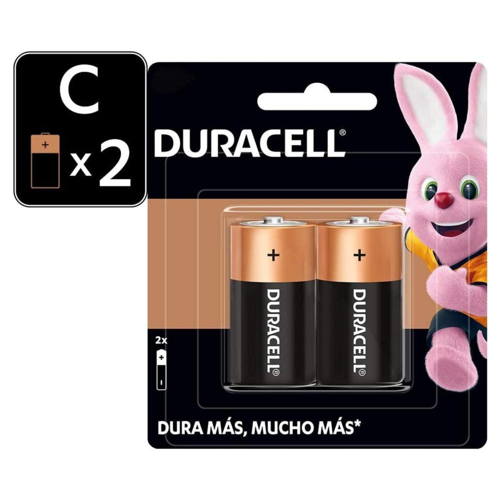 Pila alcalina Duracell® C 2 piezas Surtek
