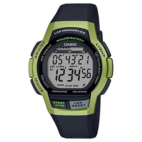 Reloj Casio Unisex Moda Lujo Estilo Verde WS1000H3AVCF