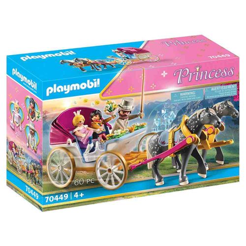 Playmobil Princess: Carruaje Romántico Tirado Por Caballos 70449