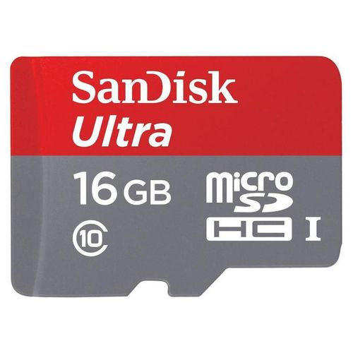Tarjeta Micro SD 16 GB Sandisk Ultra con Adaptador