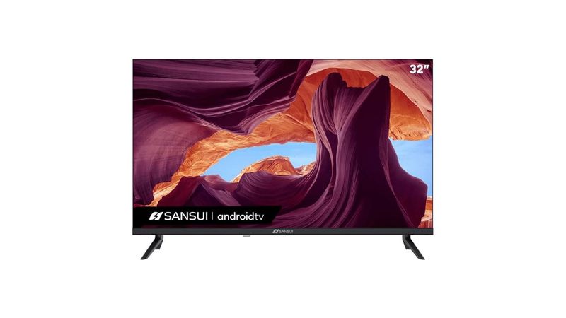 Pantalla Smart TV Sansui LED de 32 pulgadas HD SMX32V1HA con Android TV