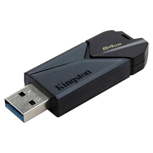 Unidad Flash USB 3.2 Gen 1 Kingston DataTraveler Exodia Onyx de 64GB.