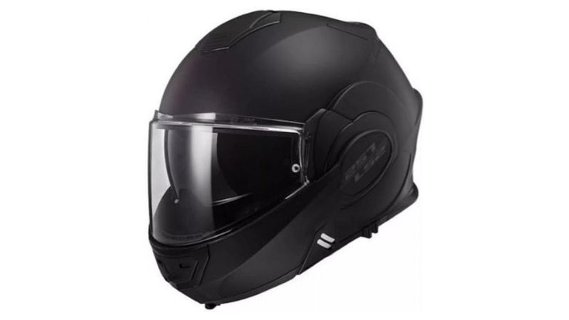 Casco Abatible Moto Ls2 Ff399 Valiant 180 Degrees Noir Negro