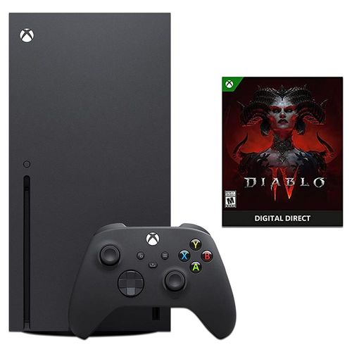 Consola Microsoft Xbox Series X 1 Tb Paquete Diablo Iv Color Negro