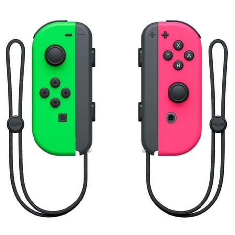 Set De Control Nintendo Switch Joy-con Verde Y Rosa Neón