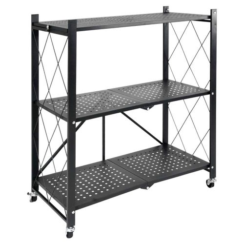 Estante Anaquel Organizador Plegable Rack 3 Niveles Metalico