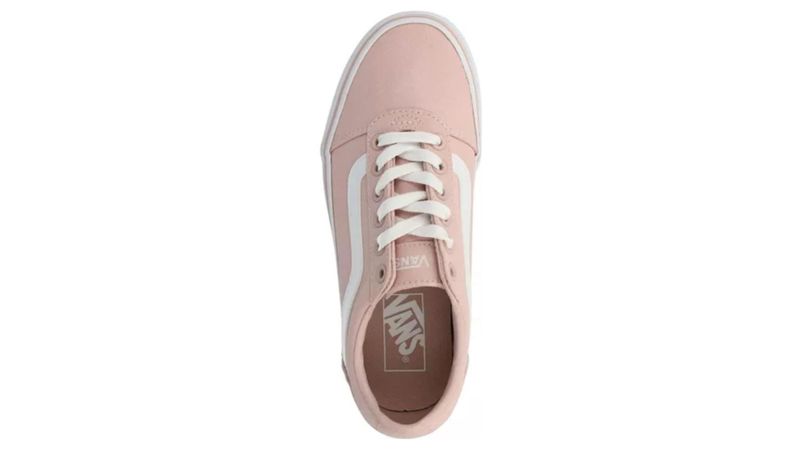 Tenis vans rosa store couro