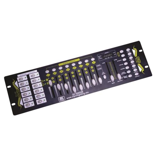 CONTROLADOR DMX 16 CANALES ILUMINACION ESCENAS SL