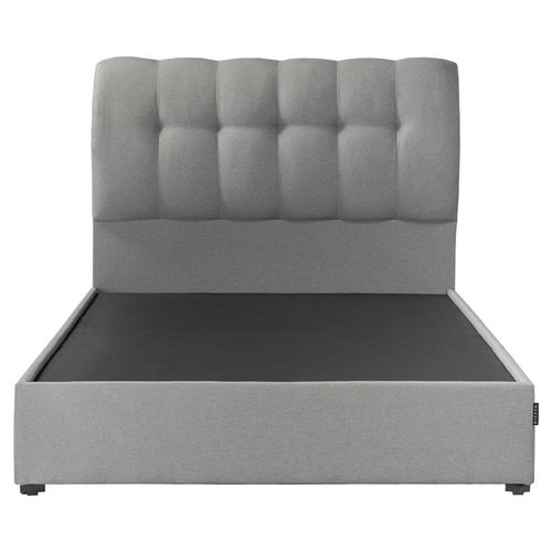 Cabecera Queen Size Dicasa Nube Gris + Base Cama Kuant Gris RGH