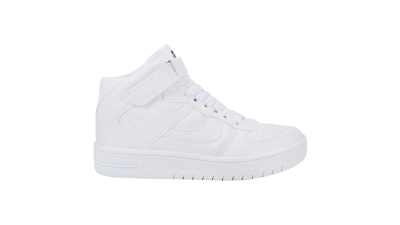 Tenis Sneakers Mujer Panam Botin Color Blanco 991015