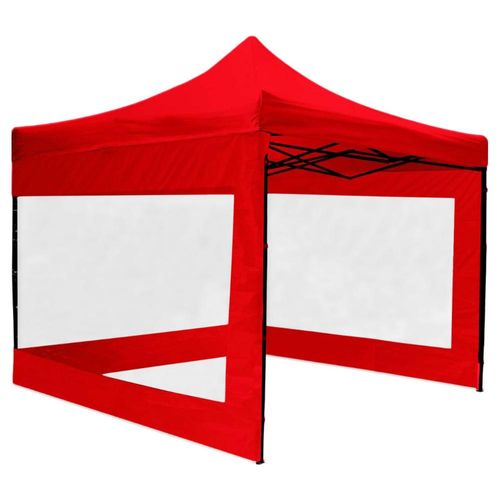 Carpa Toldo Paredes 3x3 Plegable Roja