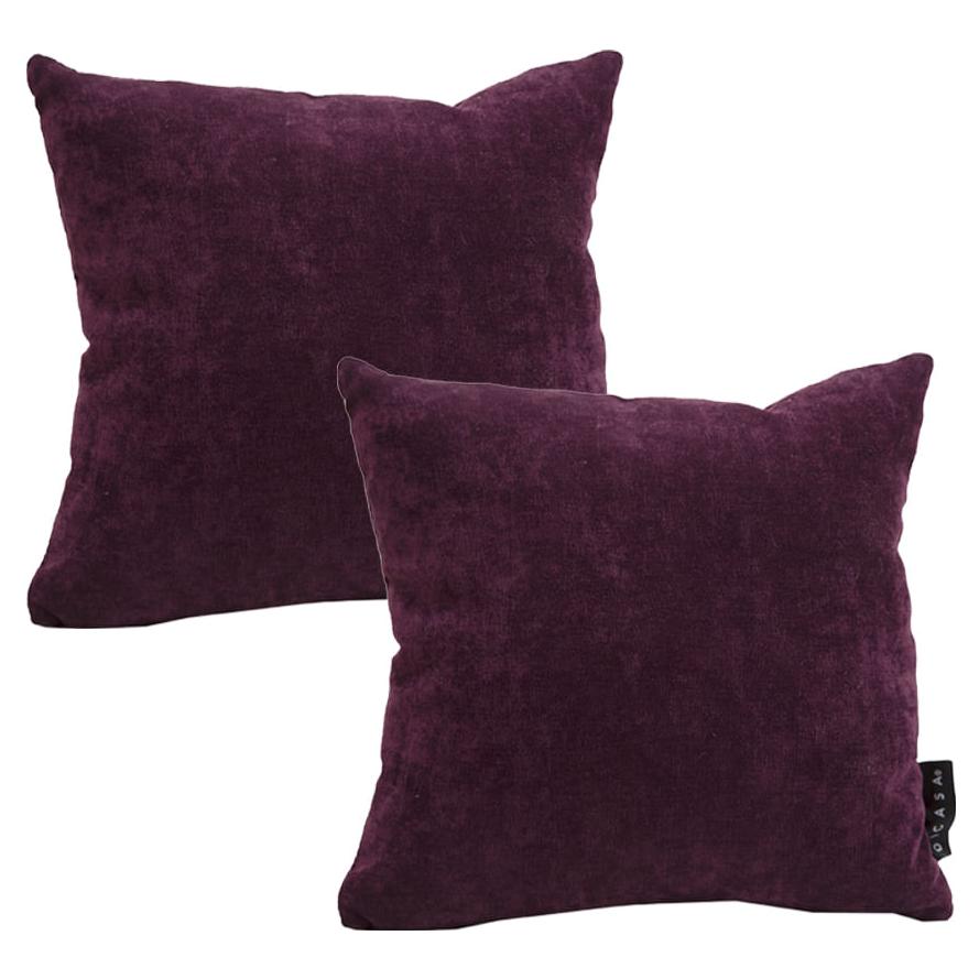 Set De 3 Cojines Decorativos Dicasa 2 Alfa1 Delta Velvet Morado Czd 7976