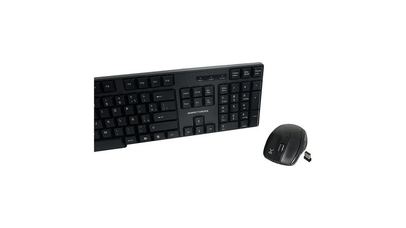 Teclado Ergonómico y Mouse Inalámbricos - White Salud