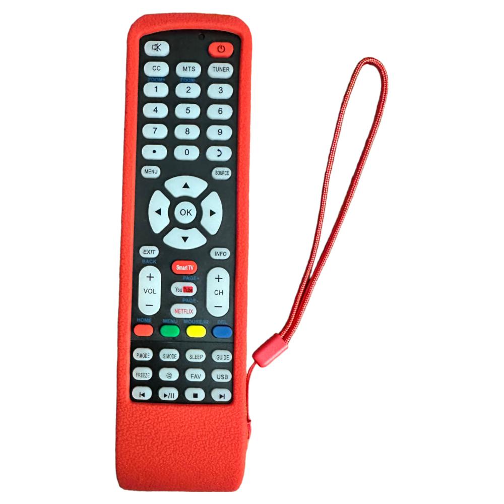 Funda Compatible con Control Tv Pioneer HkPro K VISION Rojo