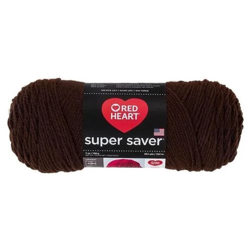 Estambre Acrílico Liso Super Saver Red Heart Coats Coffee