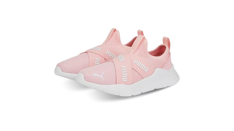 Tenis puma rosa clearance claro