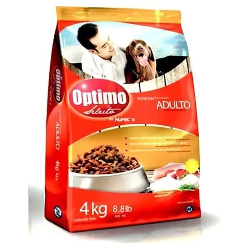 4kg Alimento Croqueta Perro Optimo Nupec Adulto