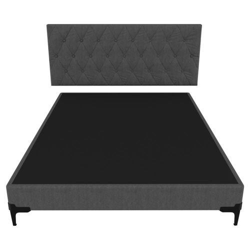 Base de cama box Queen Size Lucerna + Cabecera