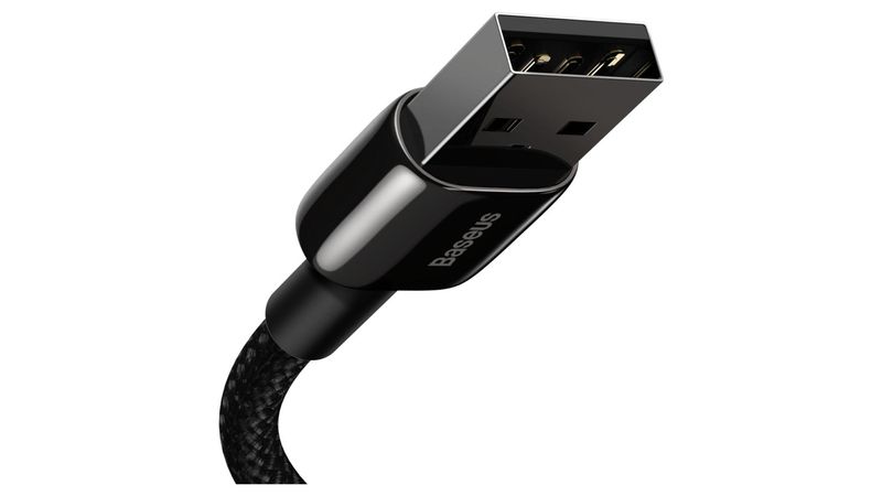 Baseus-Cable USB 2.4A de carga rápida para iPhone, Cable de