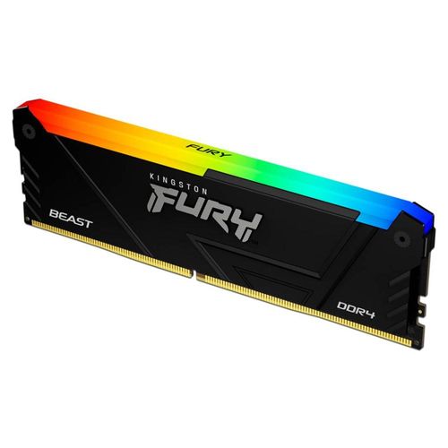 Memoria DIMM Kingston Fury Beast RGB, DDR4 PC4-25600, 3200MHz, CL16