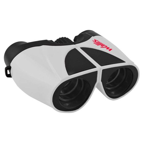 Binocular compacto tipo porro, amplicación 10X, en color blanco