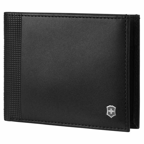 BILLETERA DE PIEL NEGRA ALTIUS ALOX BI-FOLD VICTORINOX