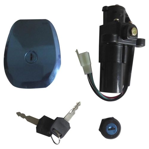 Interruptor Encendido Llave Cerradura Set Bajaj Boxer 150(08-19) 12V