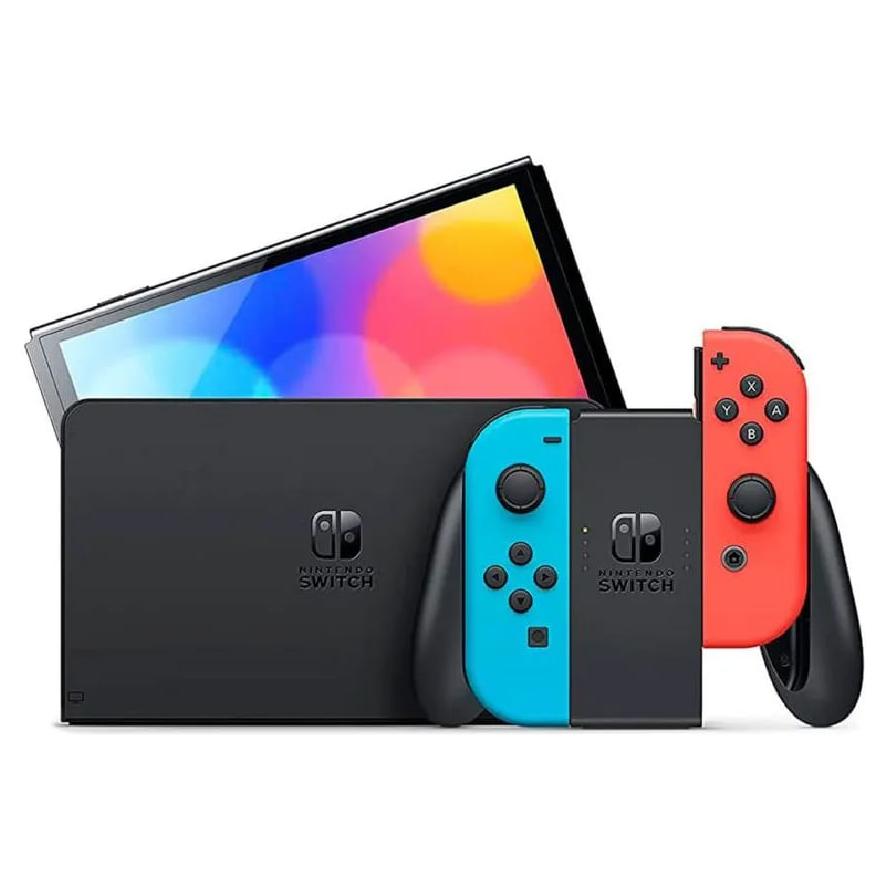 Nintendo Switch OLED 64GB Neón Azul  Rojo