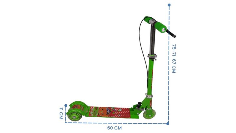 Patín del Diablo/Scooter Eléctrico para Niños, Batería de hasta