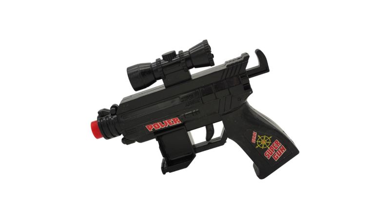 Pistola de Gel 3pz para Niños con Bolas Hidrogel y Dardos Manual Negro