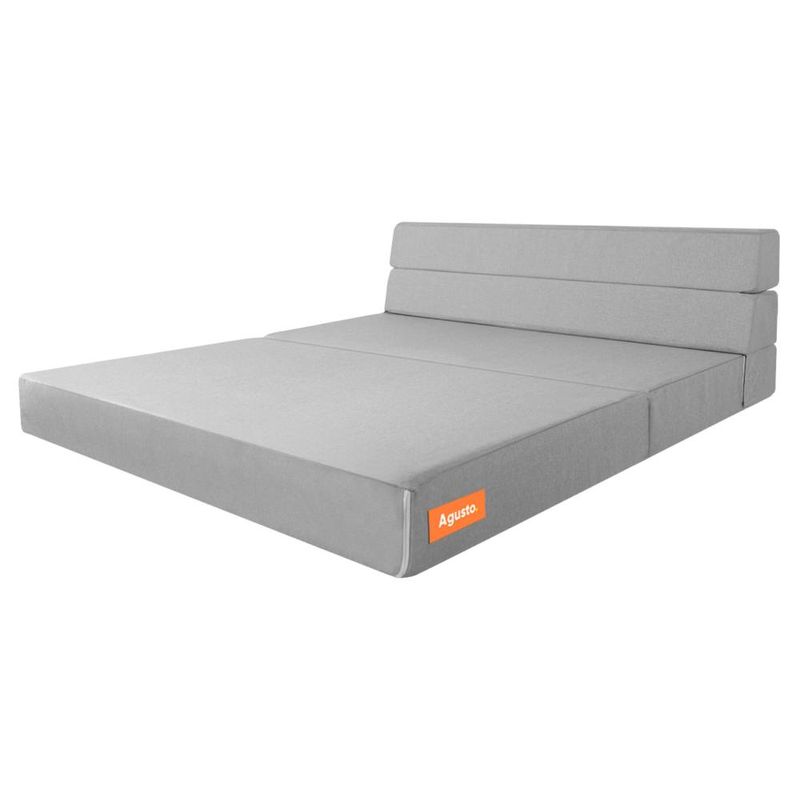 Sofá Cama Matrimonial Plegable Agusto Gris claro