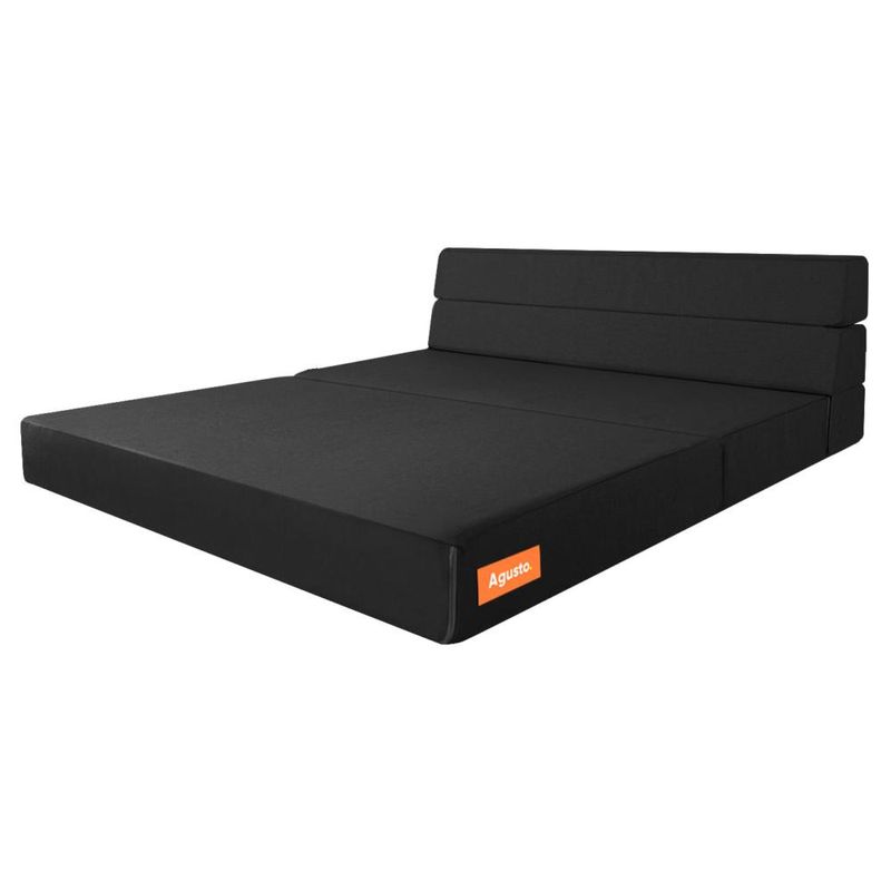 Sofá Cama Matrimonial Plegable Agusto Negro