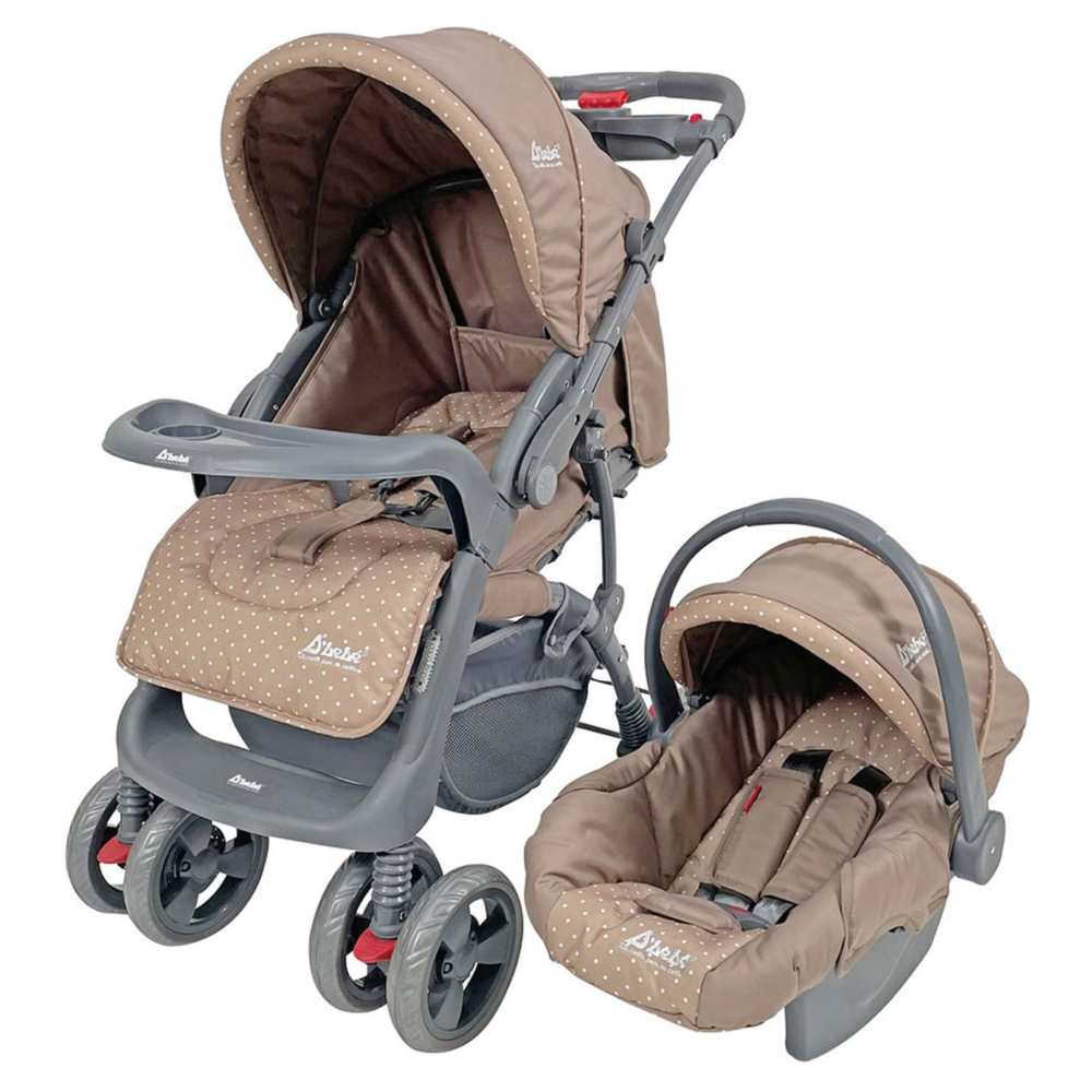 Set Carriola D beb Travel System Aventura de 0 a 36 meses Khaki