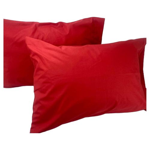 Set 2 almohadas pellon con 2 fundas rojas pasión