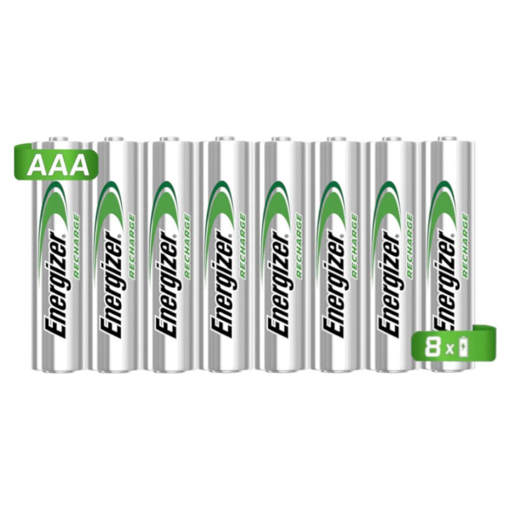 8 Pilas Baterías Recargables Energizer tamaño AAA 800mAh